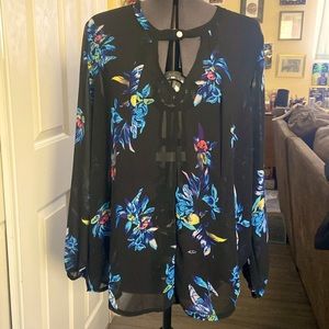 Beautiful floral blouse